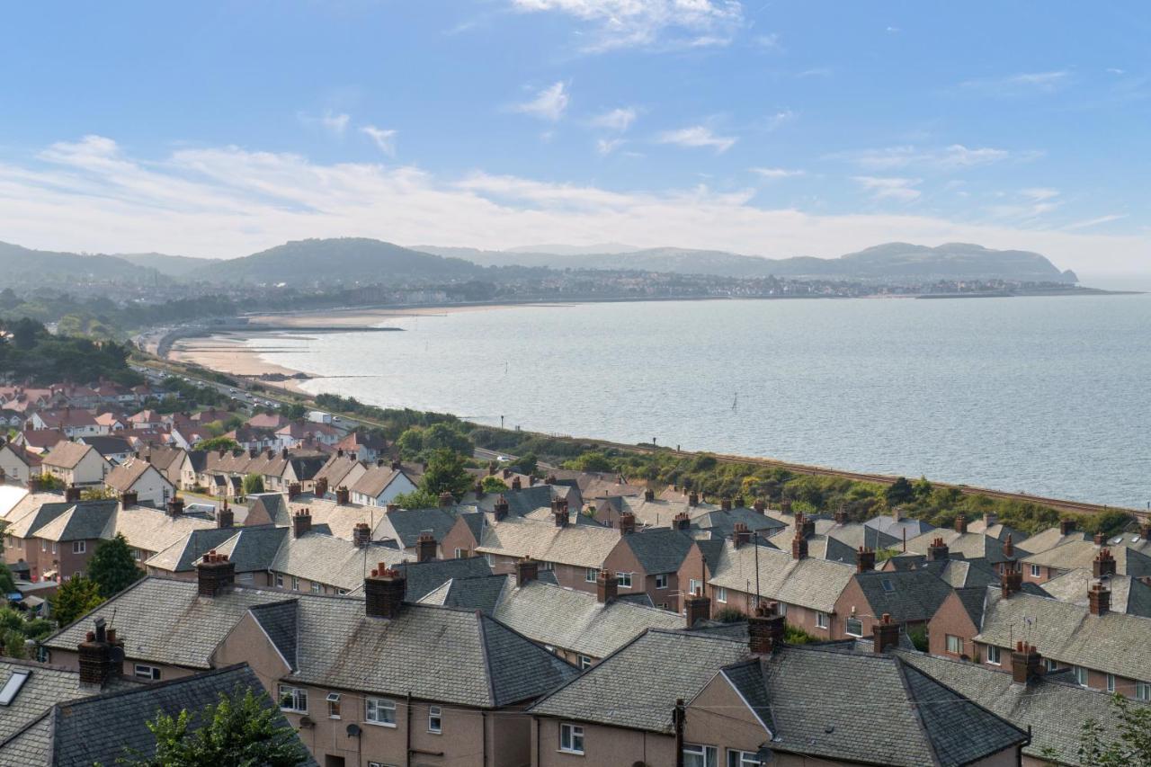 Willa Windy Ridge Terrace With Beautiful Sea Views, North Wales Coast Old Colwyn Zewnętrze zdjęcie